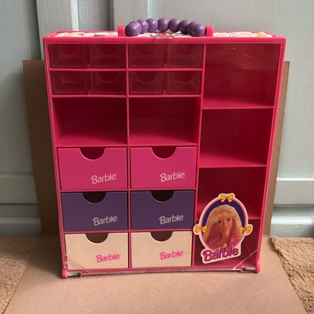 1993 Barbie Carry Case Accessories Case